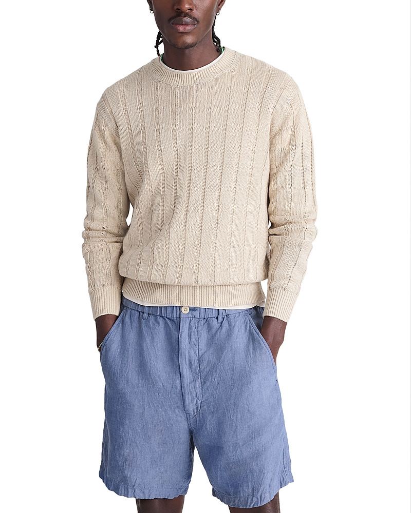Madewell Regular Fit Linen 6.5 Pull On Shorts
