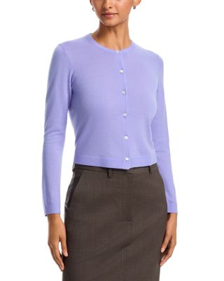Cropped Wool Cardigan