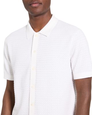 Cairn Short-Sleeve Sweater in Cotton