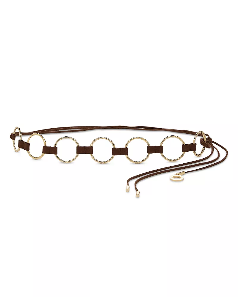 Ramy Brook Chiara Women's Multi Ring Leather Belt