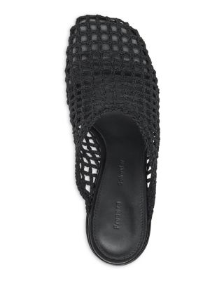 Women's Slant Crochet Mules