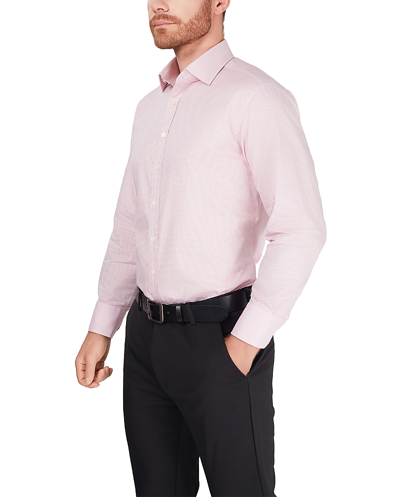 Thomas Pink Grid Check Dress Shirt