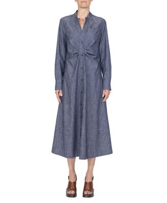  Genny Long Sleeve Shirt Dress