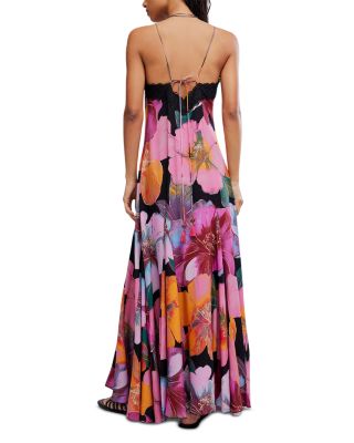 Free People Bloomspell Maxi Dress - Desert Rose Combo