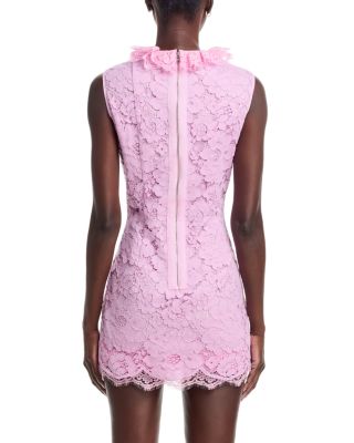 Sleeveless Lace Mini Dress