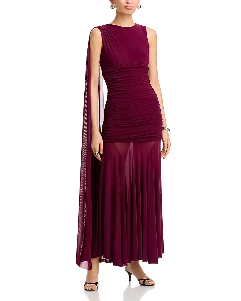 Bardot Alverie Mesh Maxi Dress