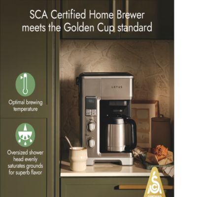 The Top Drip Coffee Maker with Grounds Scale 