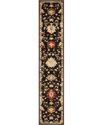 Nourison Home Antique Bloom ANB01 2'4"x12' Runner Area Rug