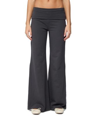 Edikted Wide Leg Fold Over Pants | Bloomingdale's Women