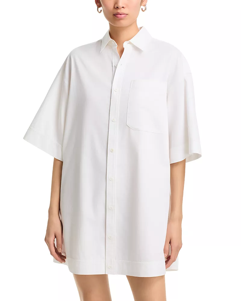 Atm Poplin Shirtdress