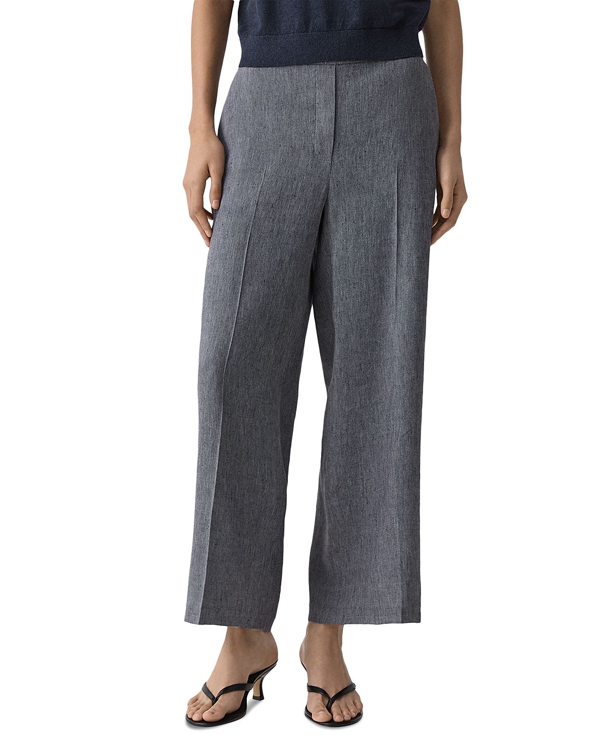 Theory Classic Straight Pull-On Pants