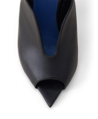  Women's 100mm Leather Sandals with Buckle