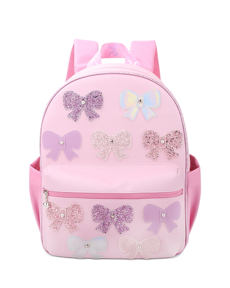 Omg Accessories Girls' Bow Applique Large Backpack - Ages 6