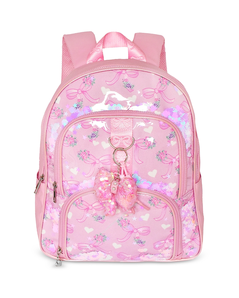 Omg Accessories Girls' Bow Confetti Large Backpack - Ages 6