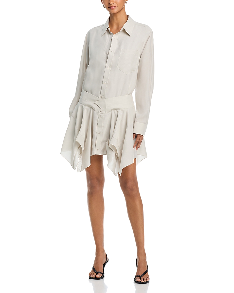 alexanderwang Cut off Double Shirt Dress