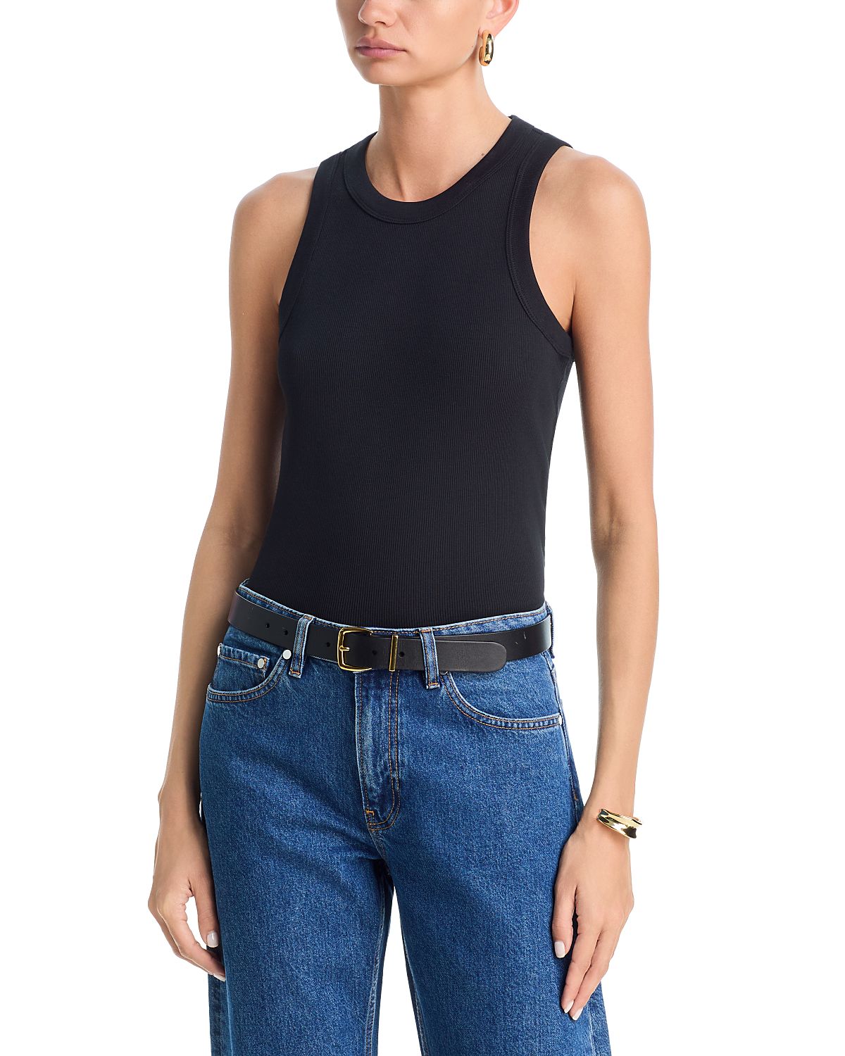 Veronica Beard Jordyn Cropped Tank Top
