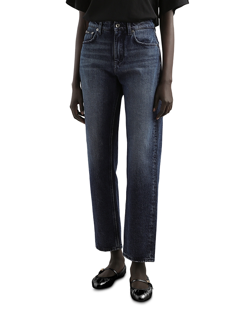 Dolce & Gabbana Boyfriend Jeans in Medium Blue