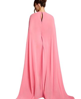 Cape Sleeve Maxi Dress