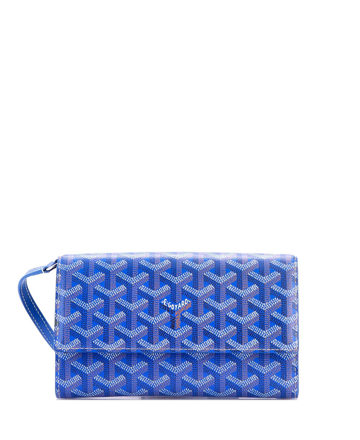 Pre-Owned Goyard Varenne Continental Wallet with Strap Coated Canvas