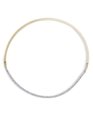 Nikita Half Tennis Necklace, 14.5"