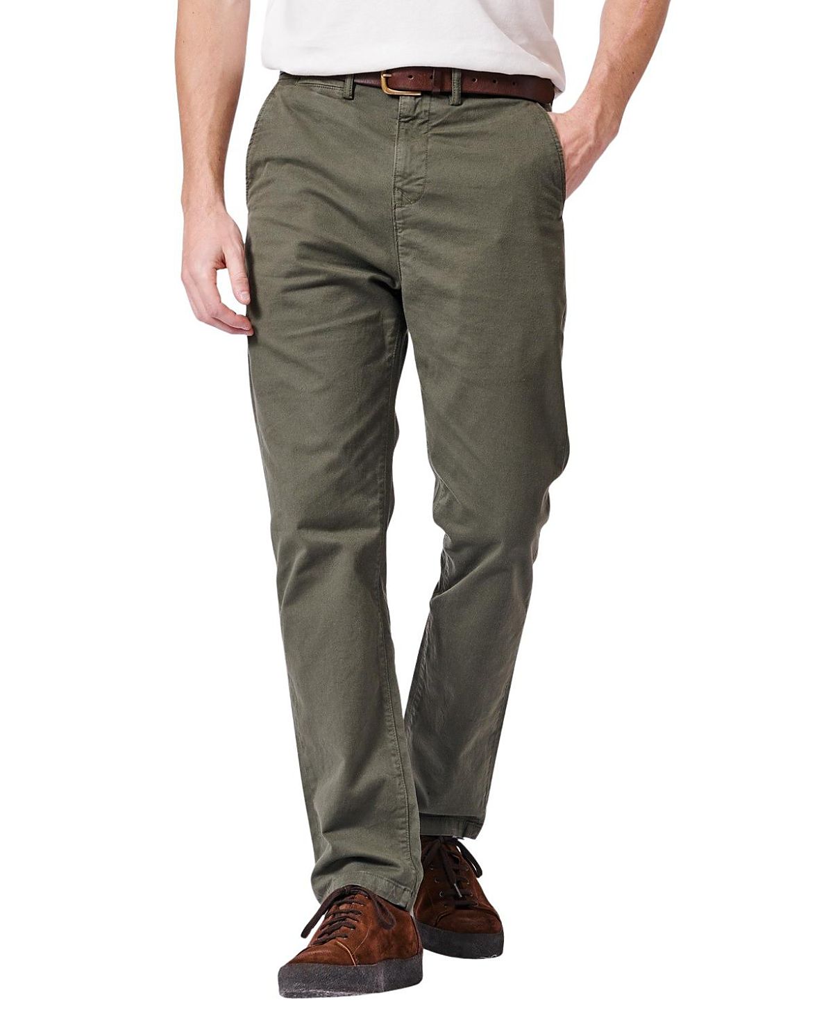 Aubin Witham Straight Leg Stretch Chino Pants