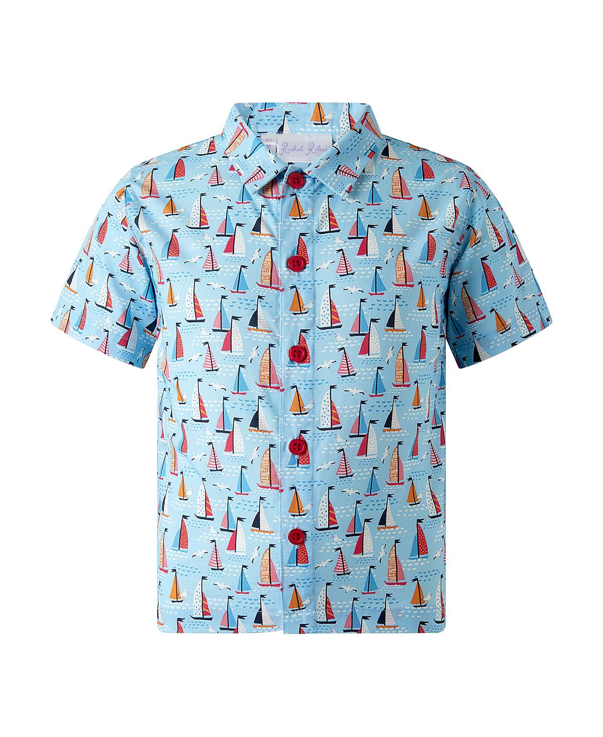 Rachel Riley Boys' Sailboat Shirt - Little Kid, Big Kid