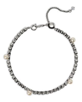 Nadri Esme Imitation Pearl Slider Bracelet