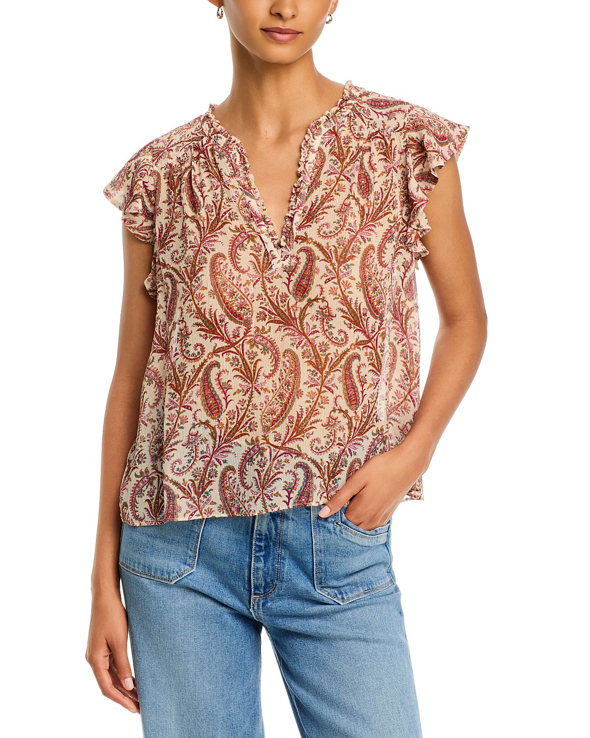 Paige Cornelia Silk Top