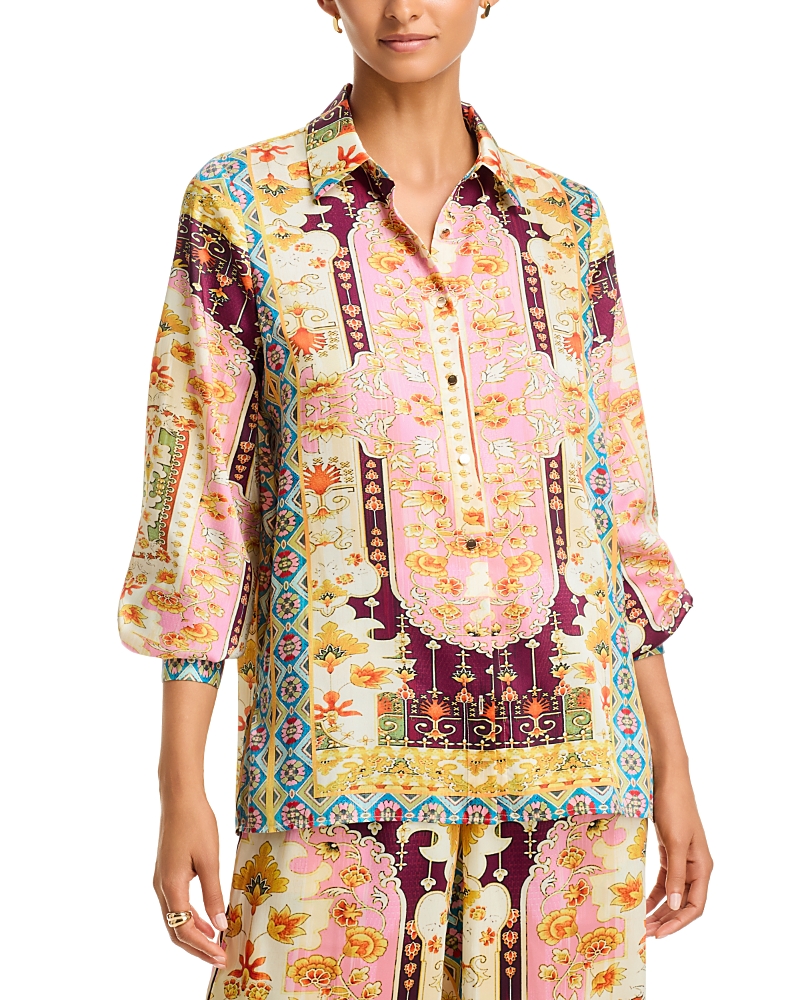 Elie Tahari The Lior Baroque Blouse