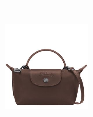 Le Pliage Xtra Leather Mini Crossbody Pouch