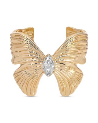 Crystal Butterfly Cuff Bracelet