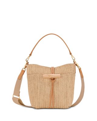 Extra Small Raffia Bucket Bag  