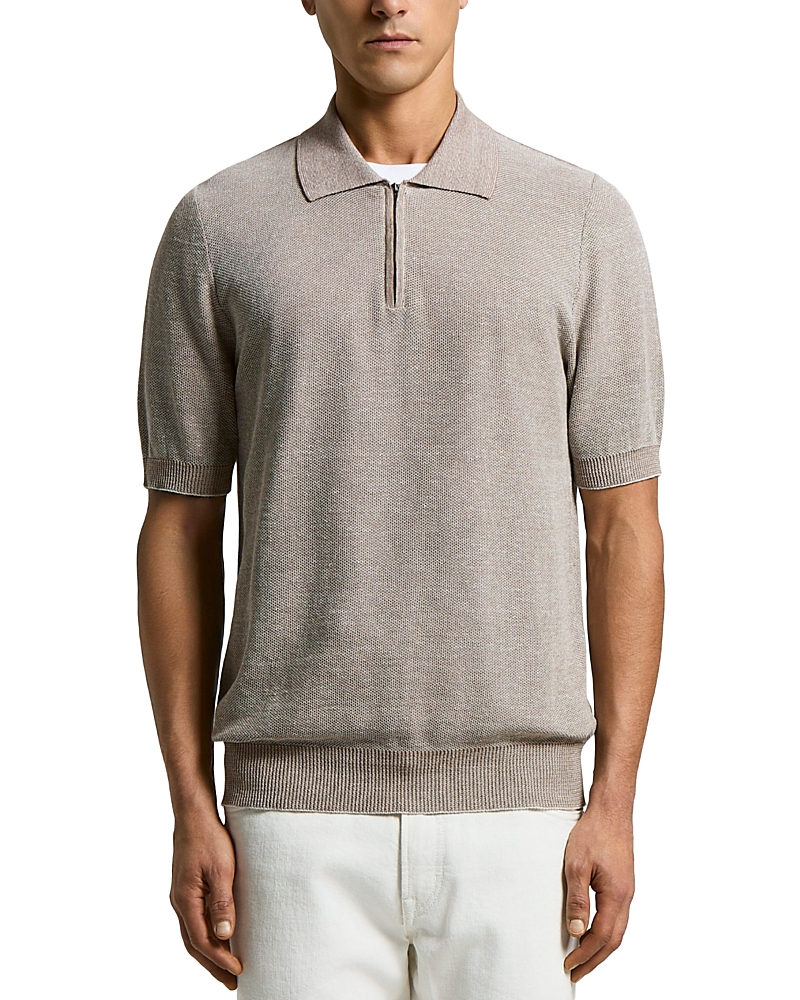 Peserico Cotton & Linen Polo Shirt