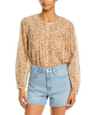 Zoia Smocked Blouse