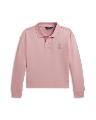 Girls' Logo Terry Polo Sweatshirt - Little Kid, Big Kid
