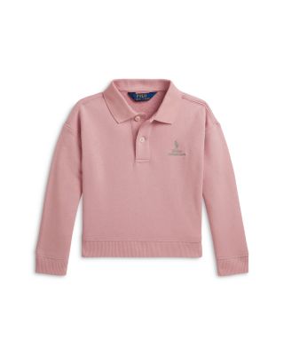 Girls' Logo Terry Polo Sweatshirt - Little Kid