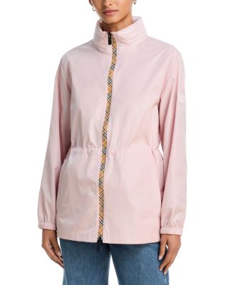 Short Checker Tape Nylon Parka