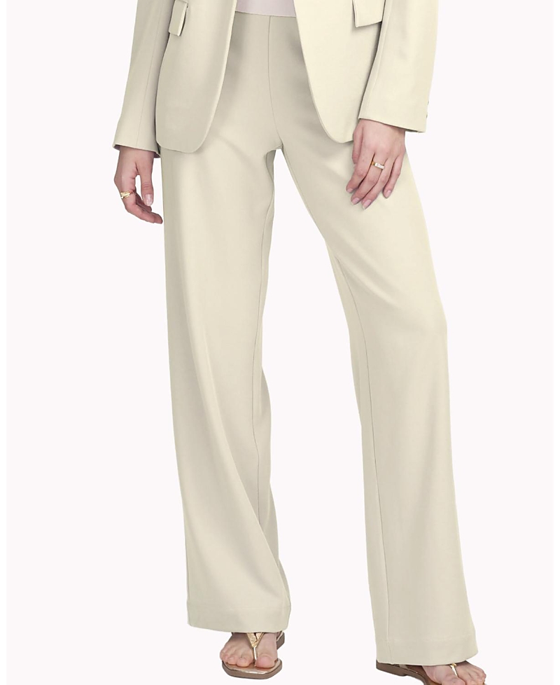 Elle Collection Woven Pant with Button