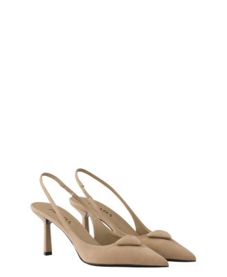  Women's Suede Slingback Pumps
