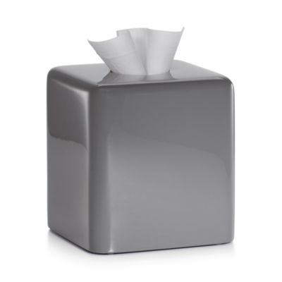Domus Gray Gloss Tissue Cover