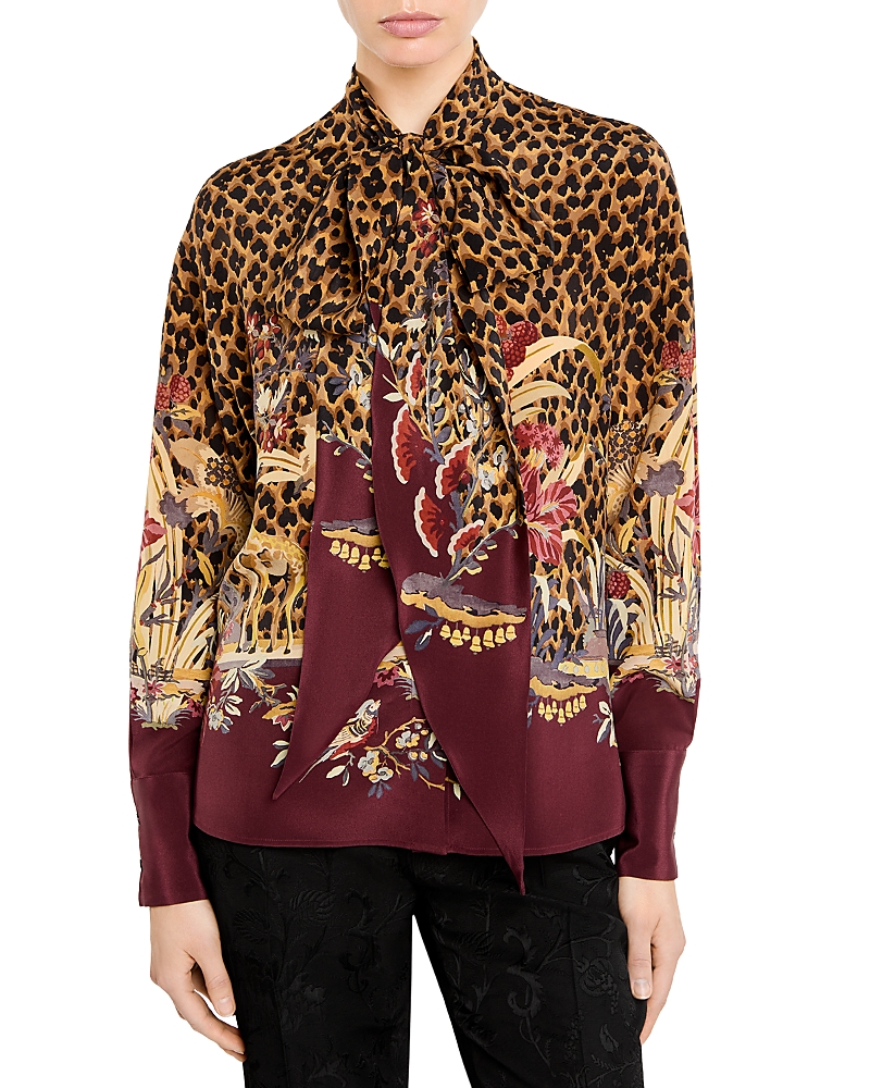Etro Silk Tie Neck Shirt