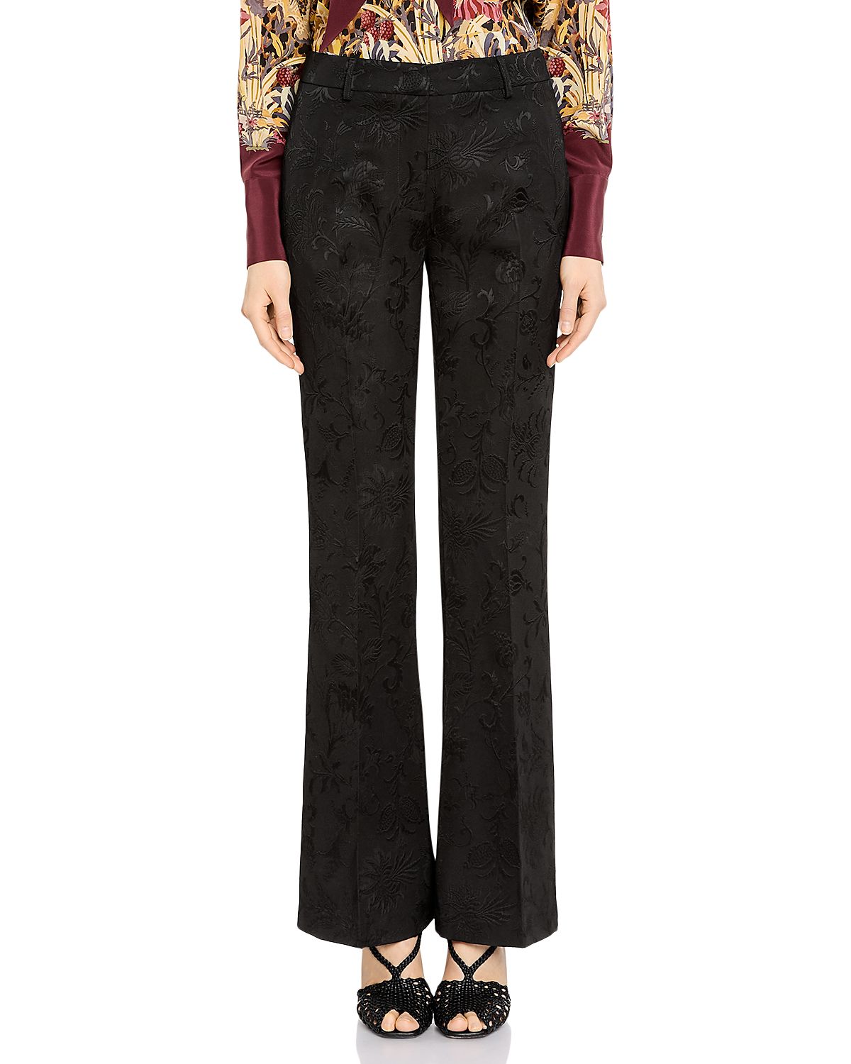 Etro Floral Bootcut Pants