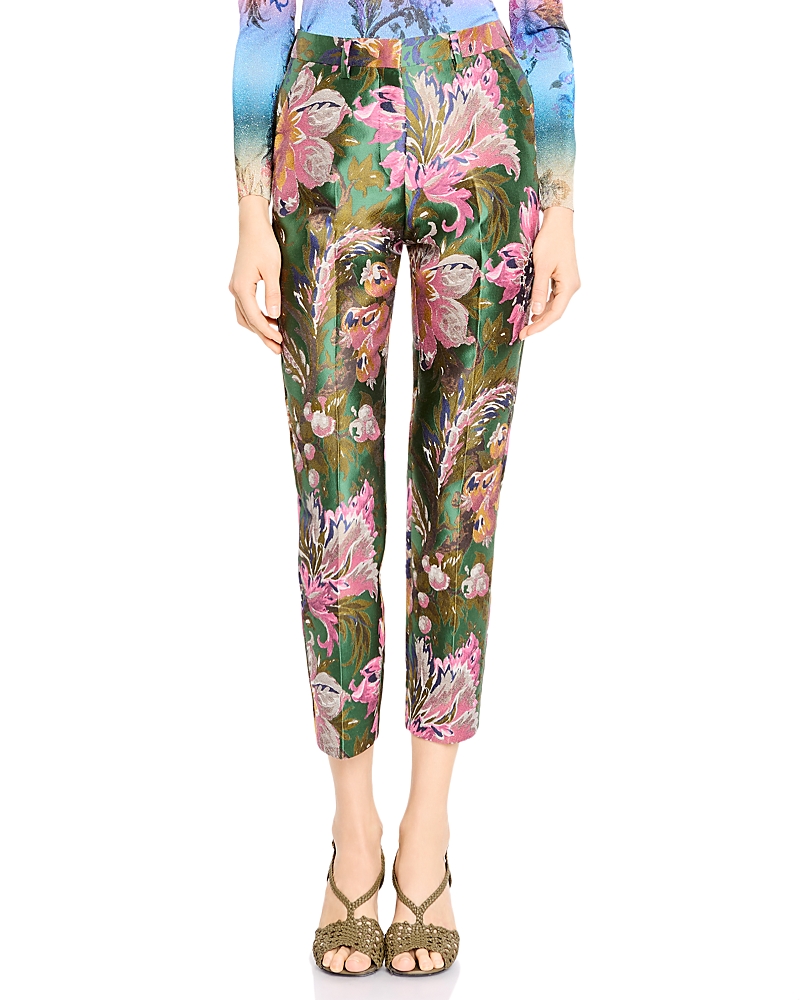 Etro Bristol Floral Crop Pants