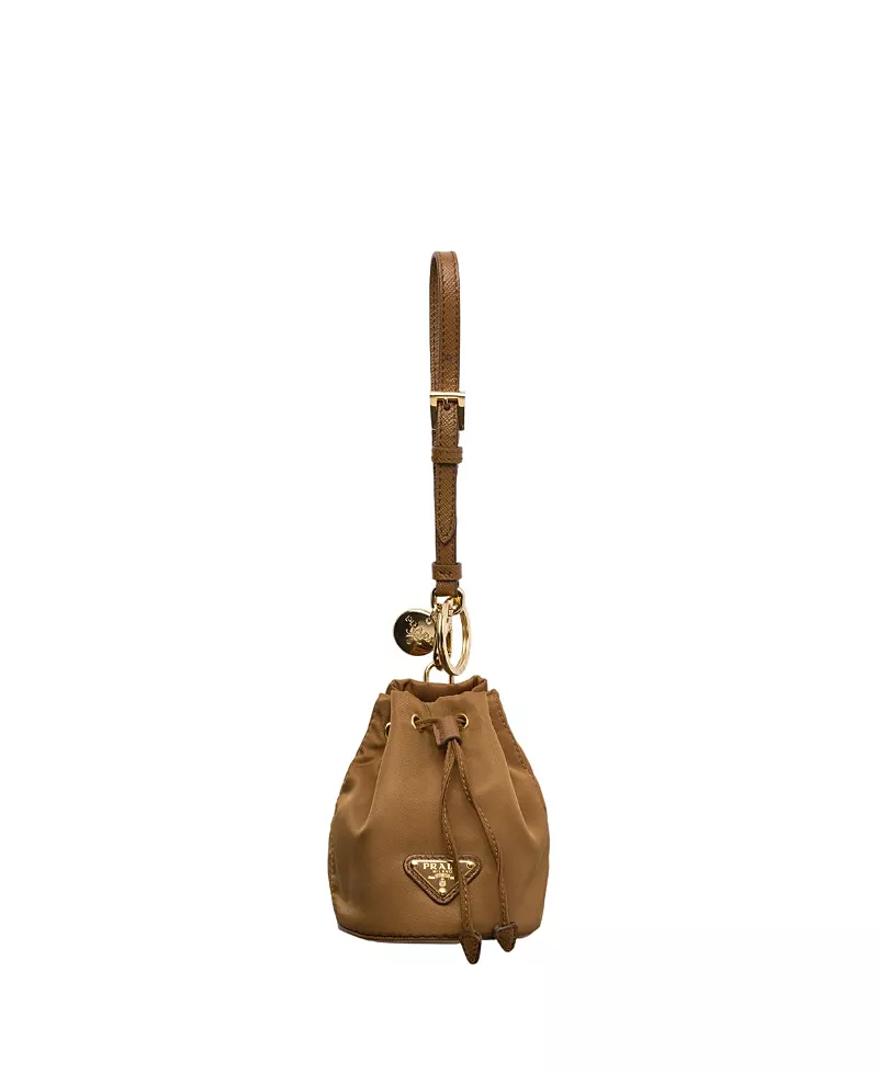 Prada Mini Icon Re-Nylon Keychain Charm