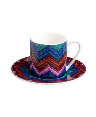  Starlight Coffee Cup & Saucer, Set of 2