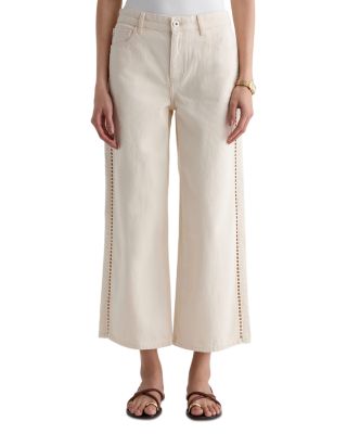 Mid Rise Ankle Wide Leg Jeans in Fresh Air