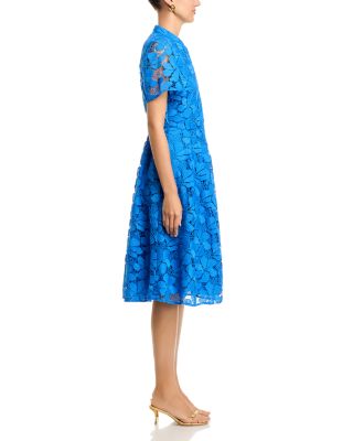 casual short sleeve midi dress Luxury Cotton Poplin Shirt Dress in Green – COL1972 main image 0