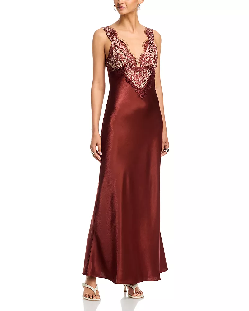 Bardot Torie Lace Slip Dress
