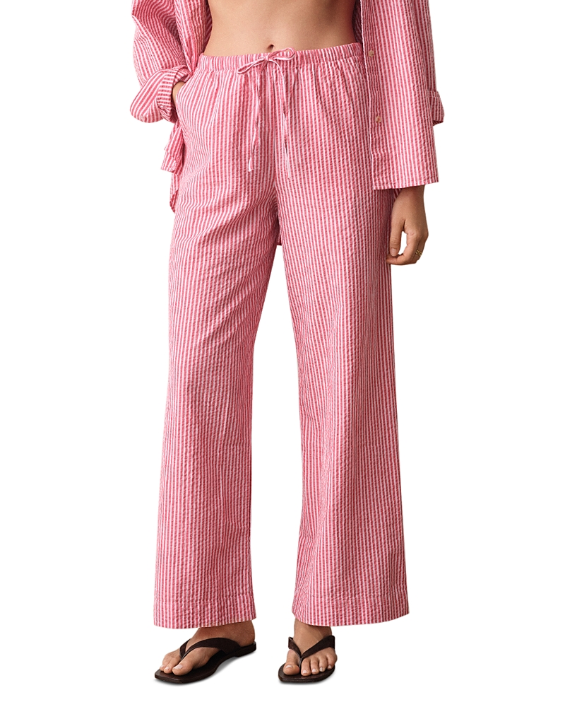 Marine Layer Josie Seersucker Drawstring Pants