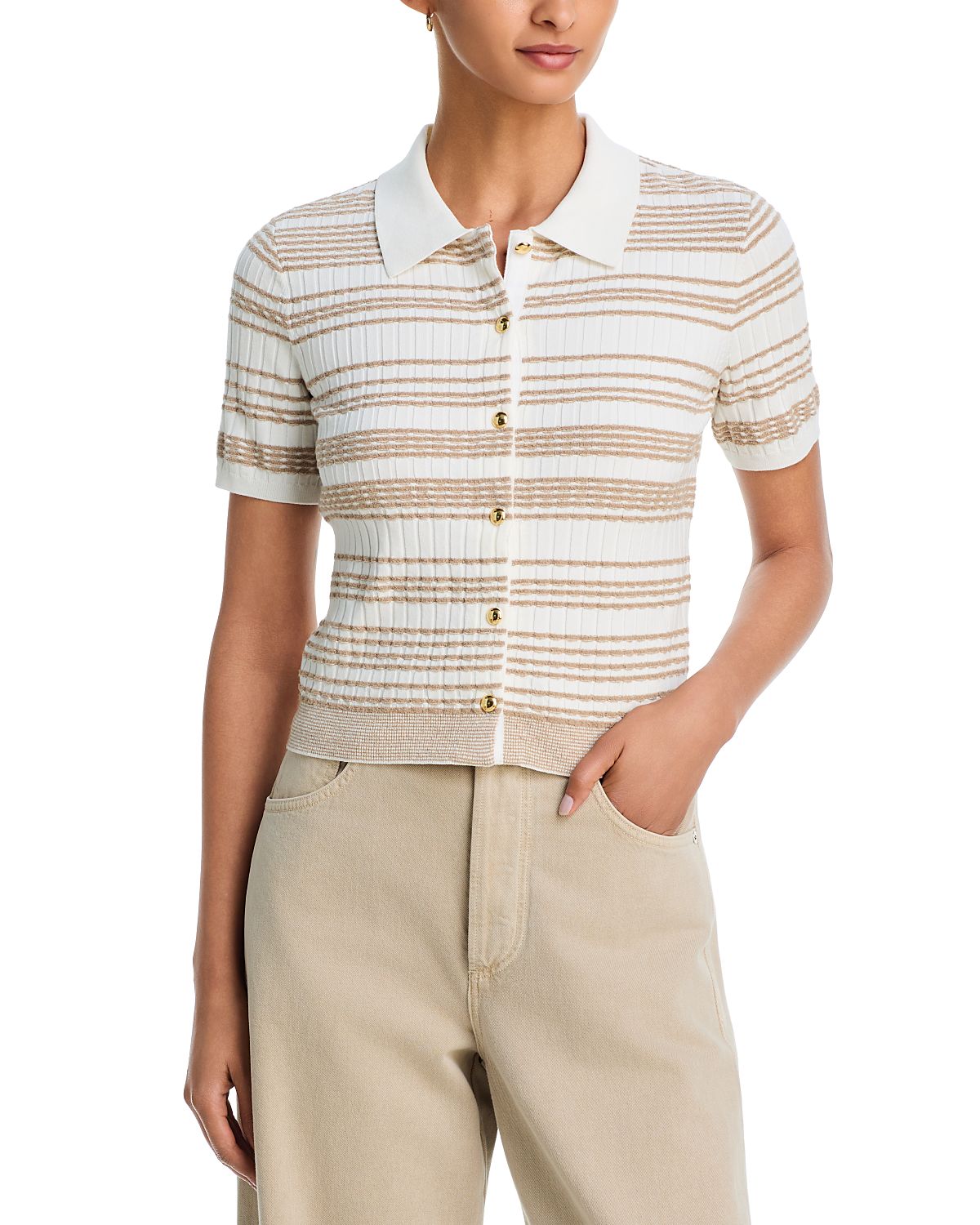 rag & bone Karina Stripe Cardigan Sweater